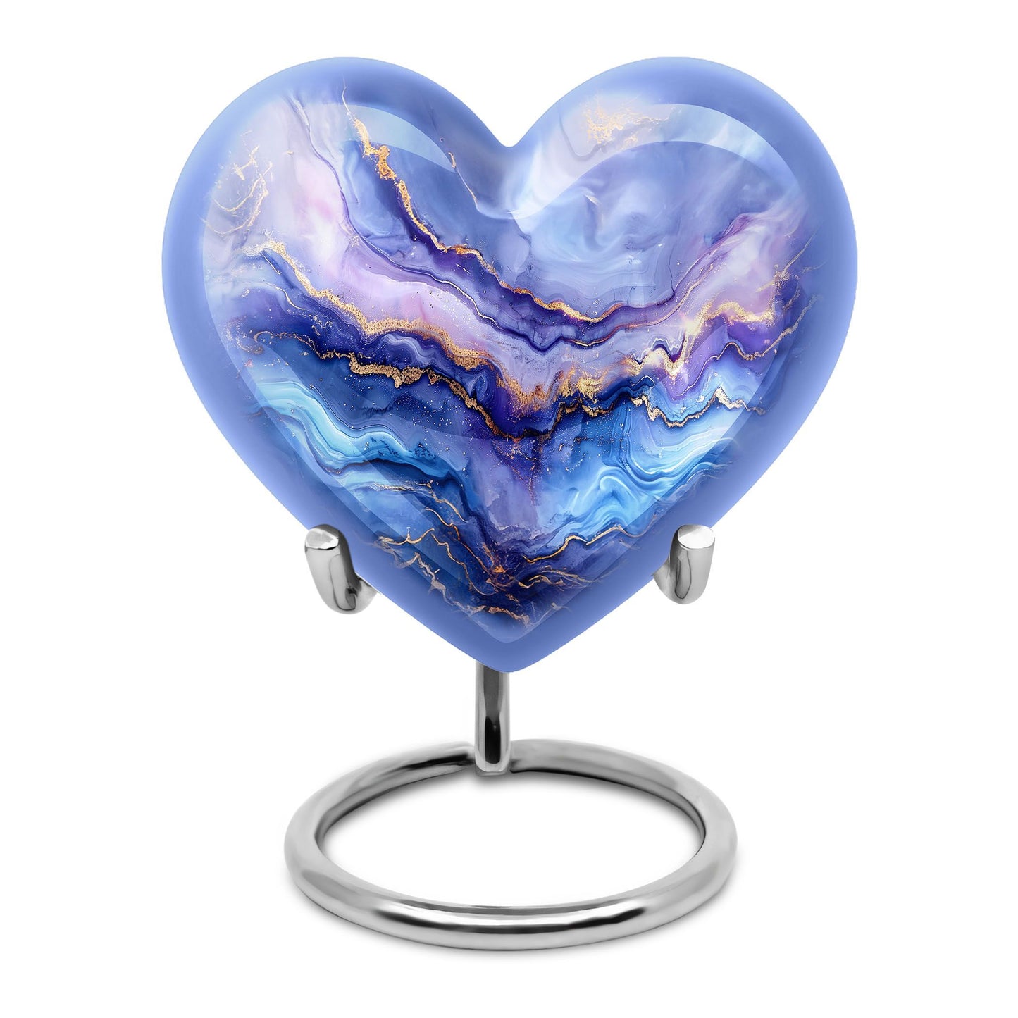 abstract heart urn