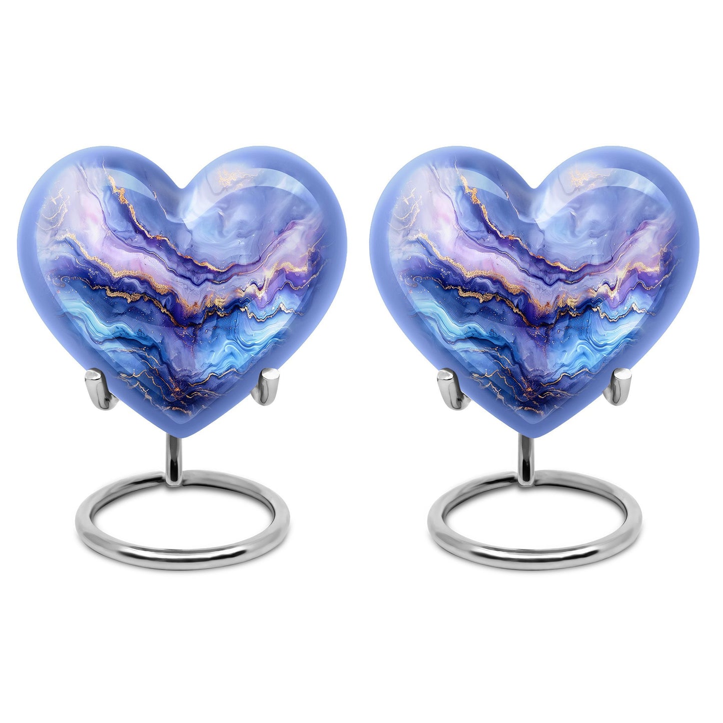 abstract heart urn