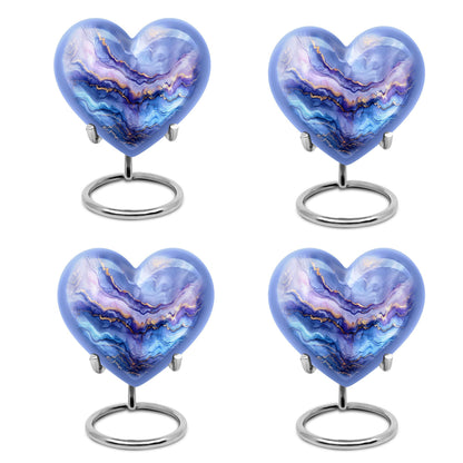 abstract heart urn