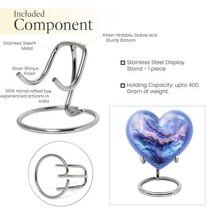 abstract heart urn