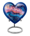 Abstract Heart Keepsake Cremation Urn