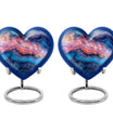 Abstract Heart Keepsake Cremation Urn