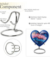 Abstract Heart Keepsake Cremation Urn