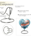 Large 10-inch Abstract Heart Urn for women ashes