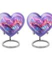 10-inch abstract heart urn