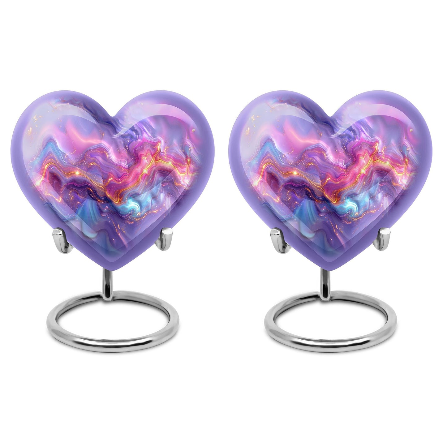 10-inch abstract heart urn