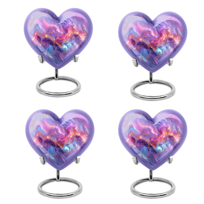 10-inch abstract heart urn