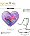 10-inch abstract heart urn