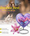 10-inch abstract heart urn