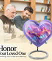 10-inch abstract heart urn