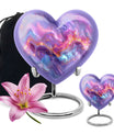 10-inch abstract heart urn