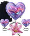 10-inch abstract heart urn
