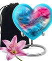10-inch Abstract Heart Urn