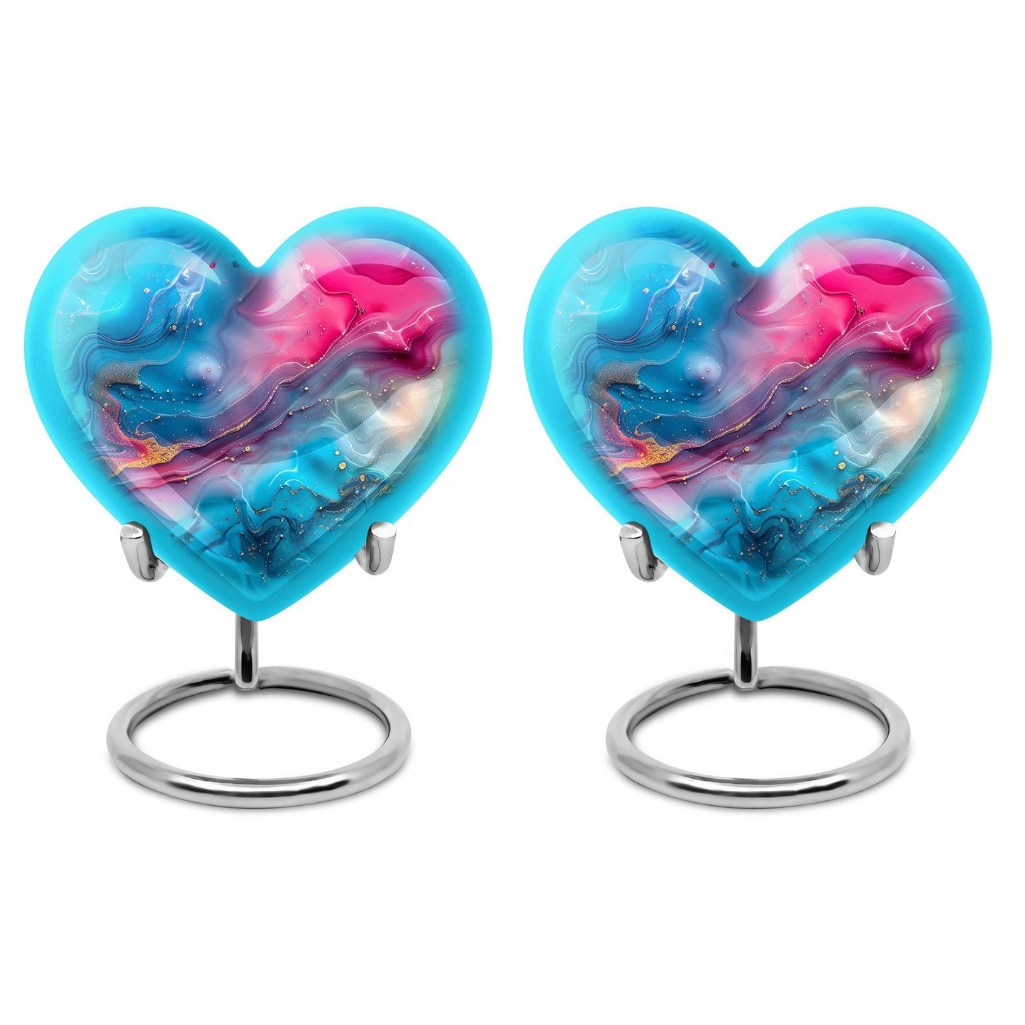 10-inch Abstract Heart Urn