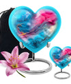 10-inch Abstract Heart Urn