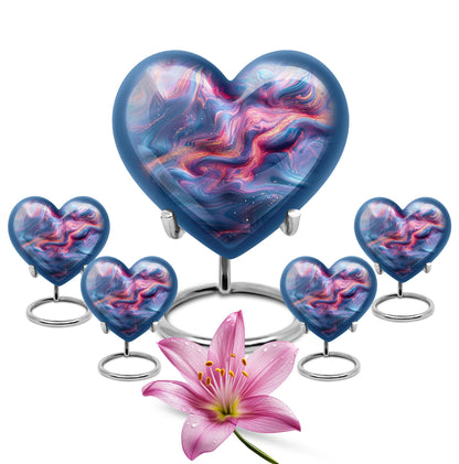 abstract heart urn.