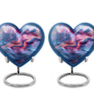 abstract heart urn.