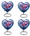 abstract heart urn.