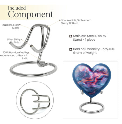 abstract heart urn.