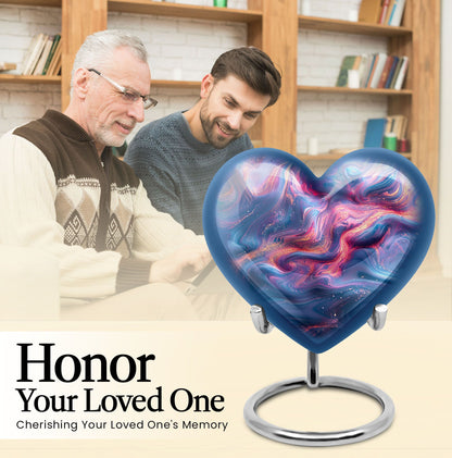 abstract heart urn.