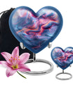 abstract heart urn.