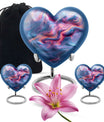 abstract heart urn.