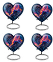 Abstract Heart-shaped 10-inch Memorial Urn