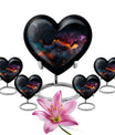 Abstract heart urn