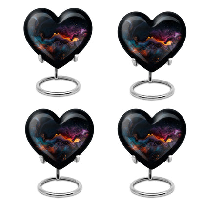 Abstract heart urn