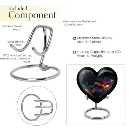 Abstract heart urn