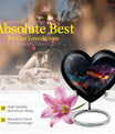Abstract heart urn