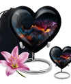 Abstract heart urn