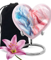 10-inch abstract heart urn for ashes