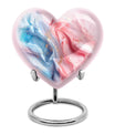 10-inch abstract heart urn for ashes