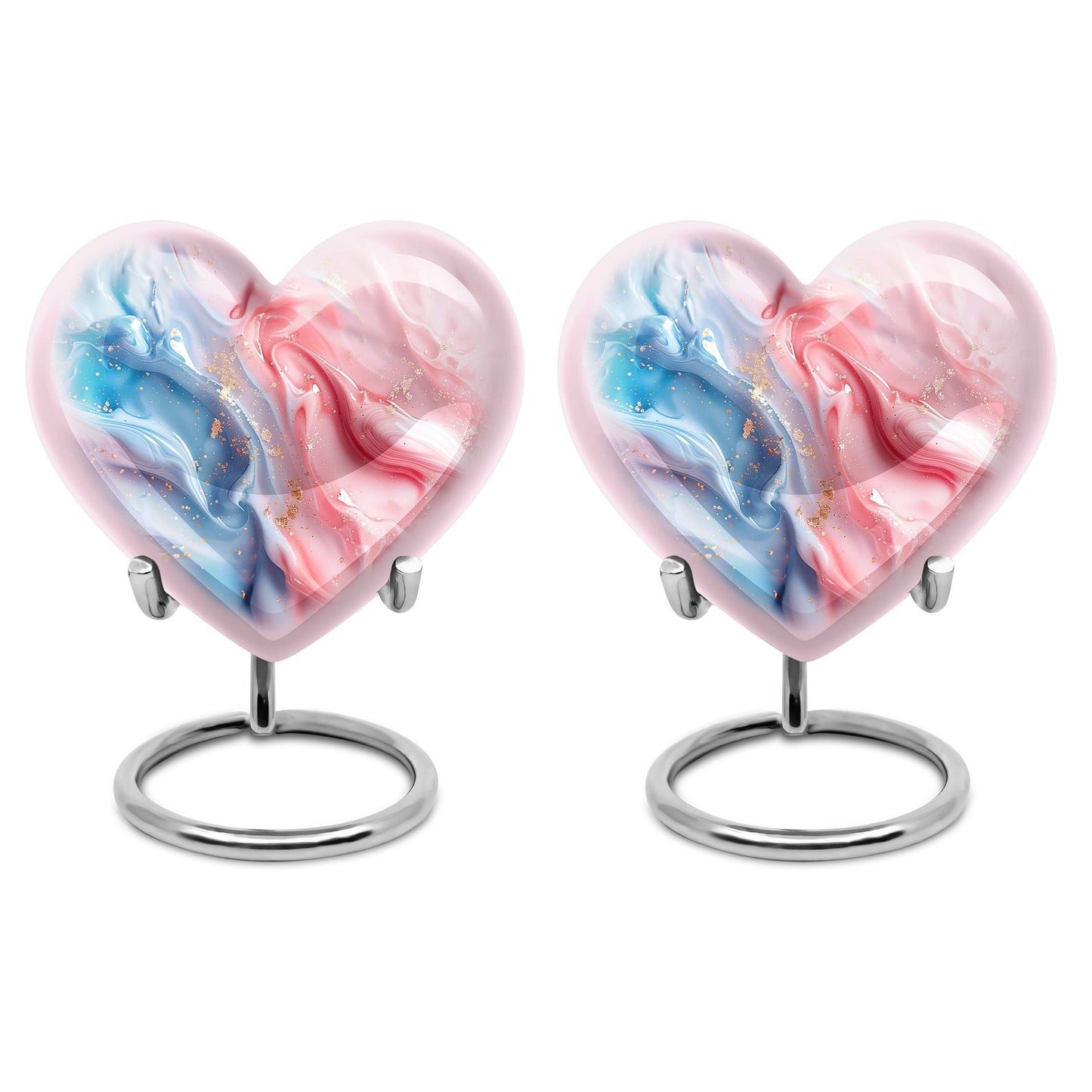 10-inch abstract heart urn for ashes