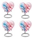 10-inch abstract heart urn for ashes