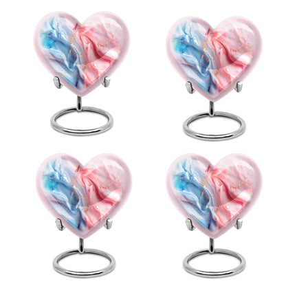 10-inch abstract heart urn for ashes