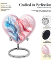 10-inch abstract heart urn for ashes