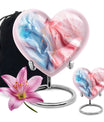 10-inch abstract heart urn for ashes