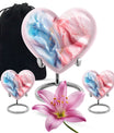 10-inch abstract heart urn for ashes