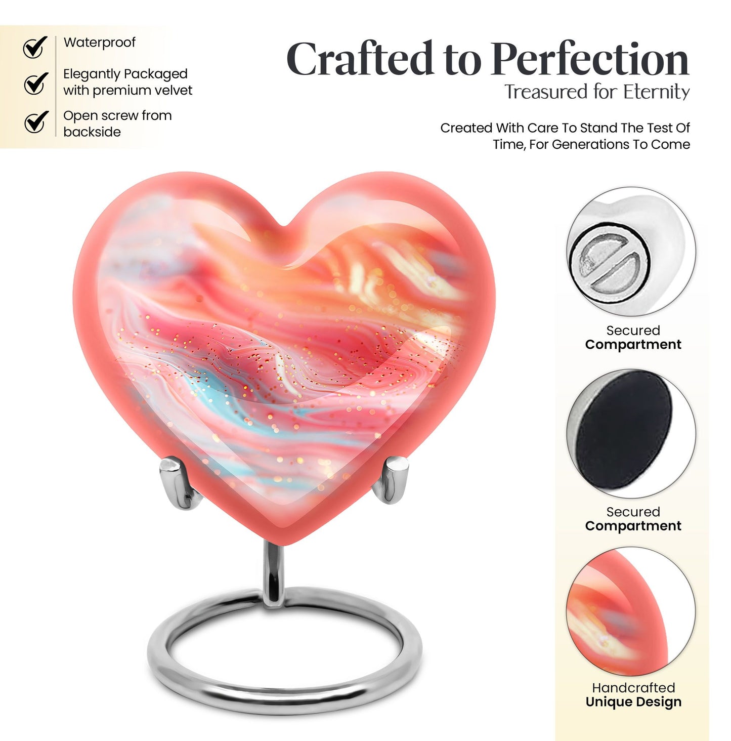 Abstract 10-inch heart ur