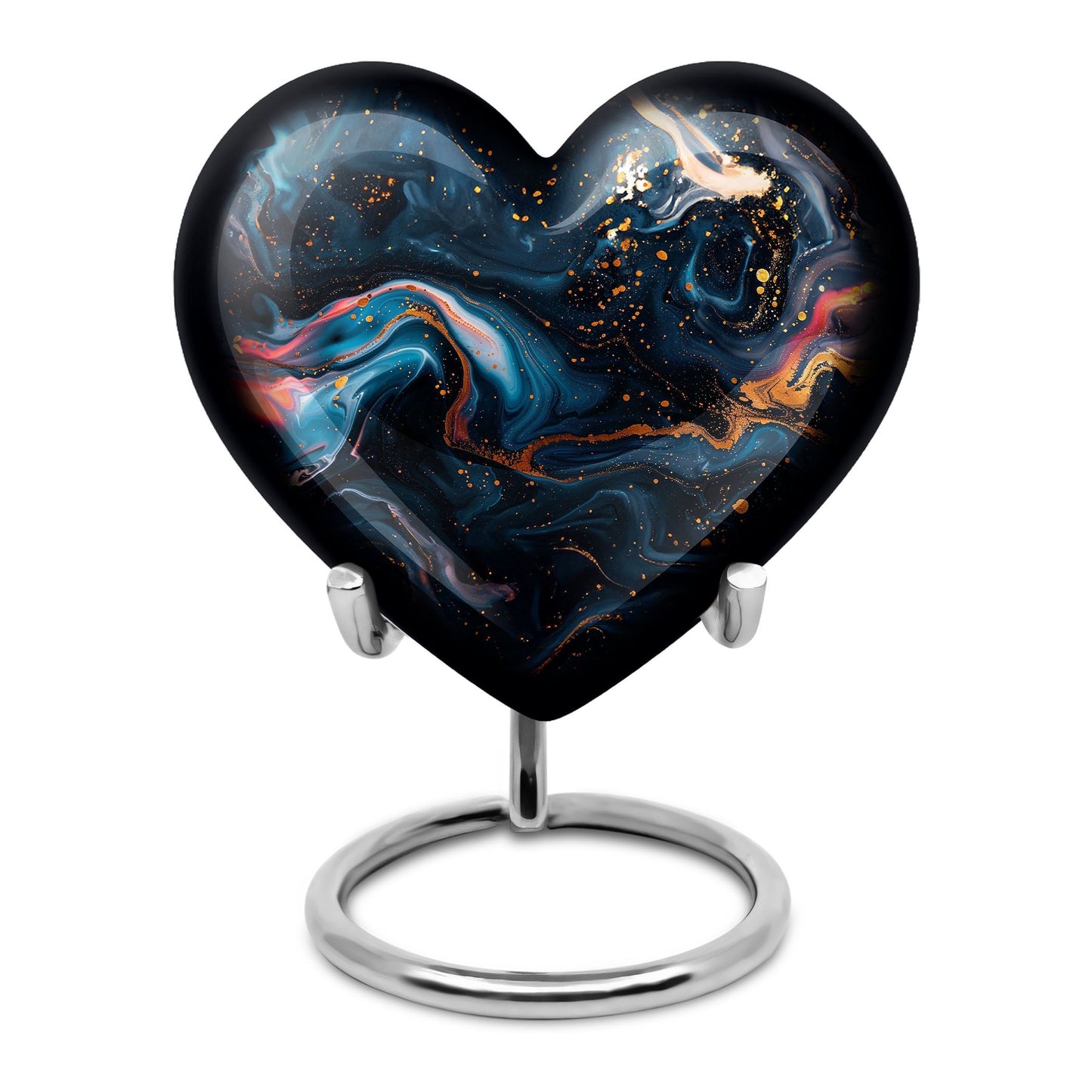 10-inch Abstract Heart Urn