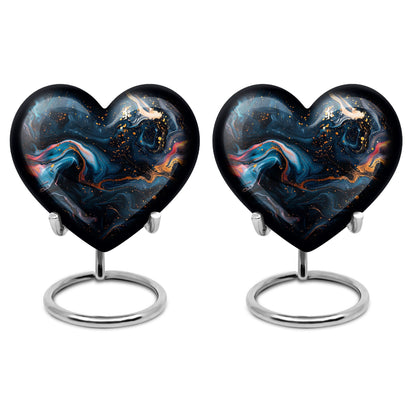 10-inch Abstract Heart Urn
