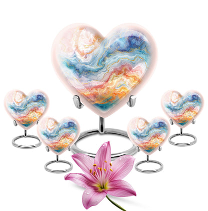 Abstract Heart Urn