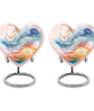 Abstract Heart Urn