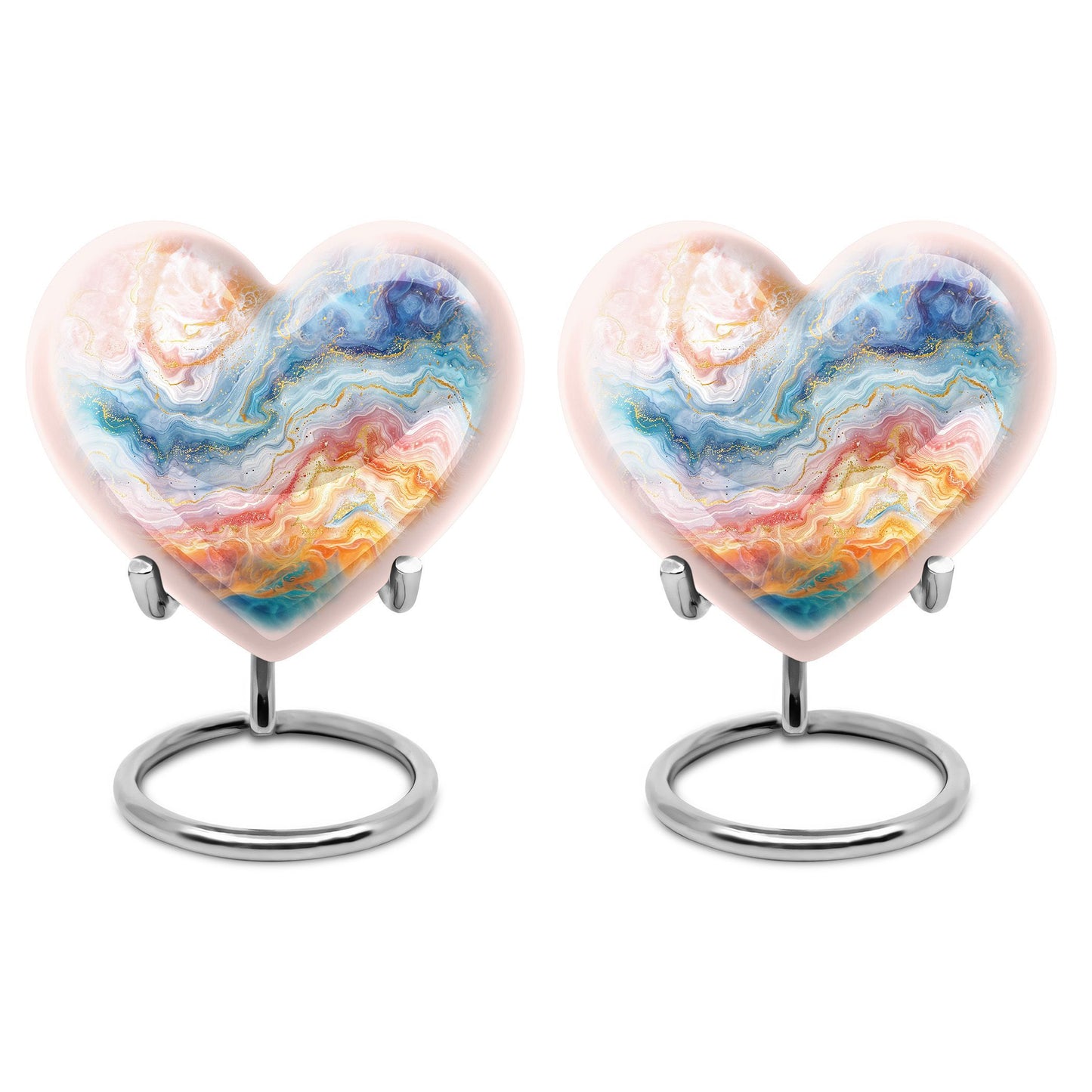 Abstract Heart Urn