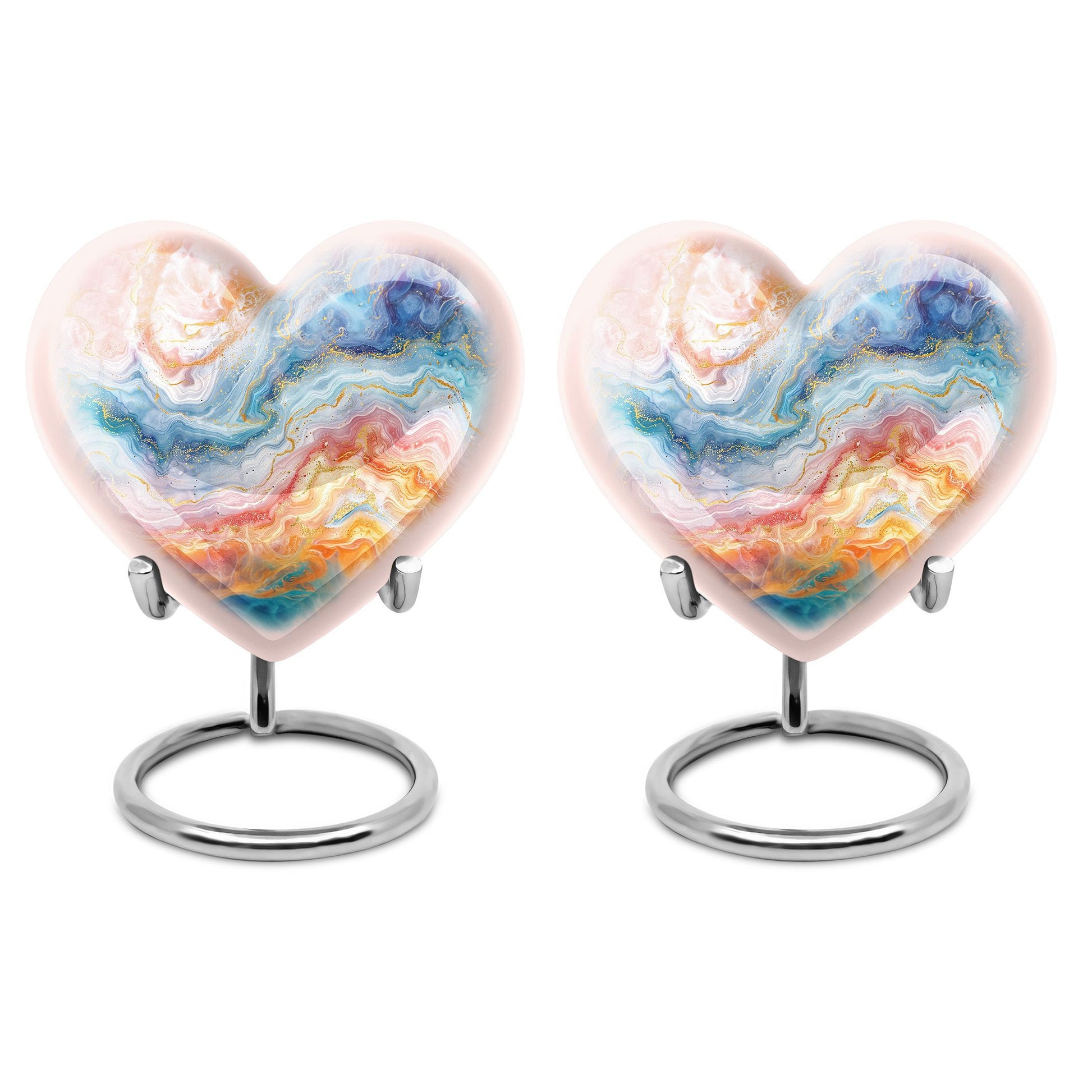 Abstract Heart Urn