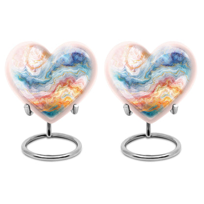 Abstract Heart Urn