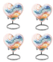 Abstract Heart Urn