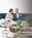 Abstract Heart Urn